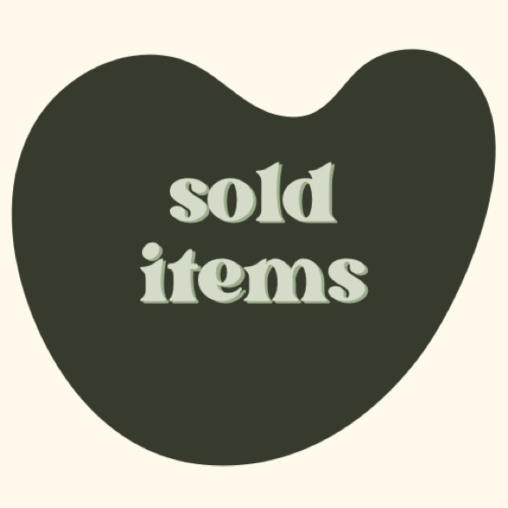 SOLD ITEMS
